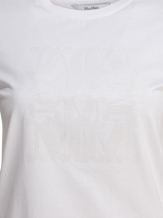 25SS 막스마라 반팔 티셔츠 2511941042600GIOVANE011 White - MAX MARA