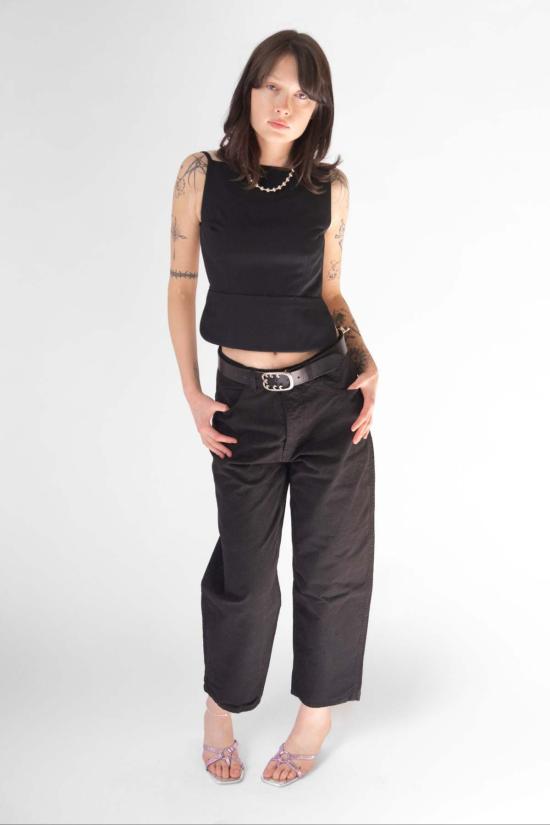  샌디리앙 민소매 티셔츠 샌디 리앙 브란도  블랙 - SANDY LIANG