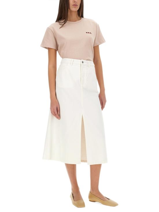 25SS 아페쎄 스커트 COGZV F06423 AAB WHITE - A.P.C.