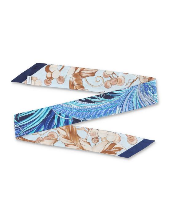 25SS 살바토레 페라가모 머플러/스카프 320970780210 MARINE TUR MARINE BLUE TURQUOISE - SALVATORE FERRAGAMO
