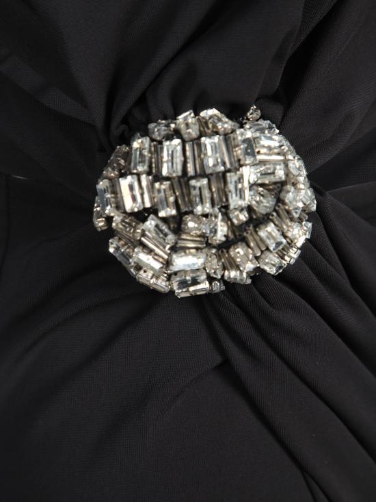 25SS 아멘쿠튀르 롱 원피스 AMS25531 L74 BLACK - AMEN COUTURE