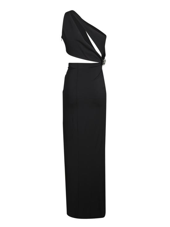 25SS 아멘쿠튀르 롱 원피스 AMS25531 L74 BLACK - AMEN COUTURE