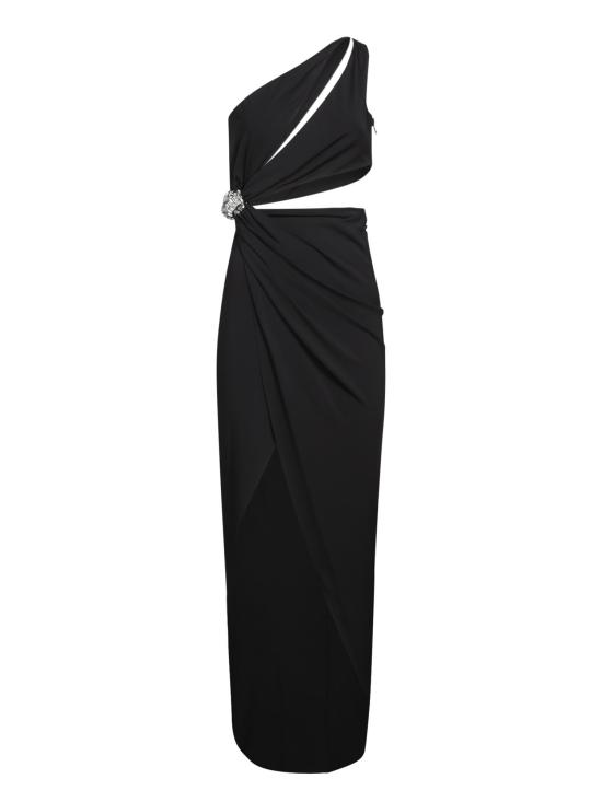 25SS 아멘쿠튀르 롱 원피스 AMS25531 L74 BLACK