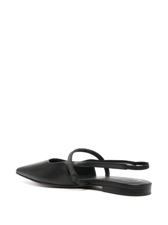 24FW 브루넬로 쿠치넬리 플랫 슈즈 MZSKC2500C101 Black - BRUNELLO CUCINELLI