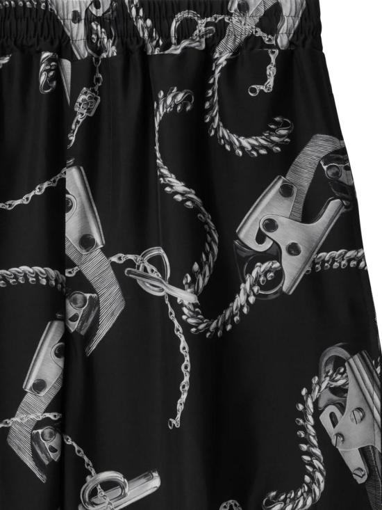  버버리 스트레이트 팬츠 8090494 black - BURBERRY