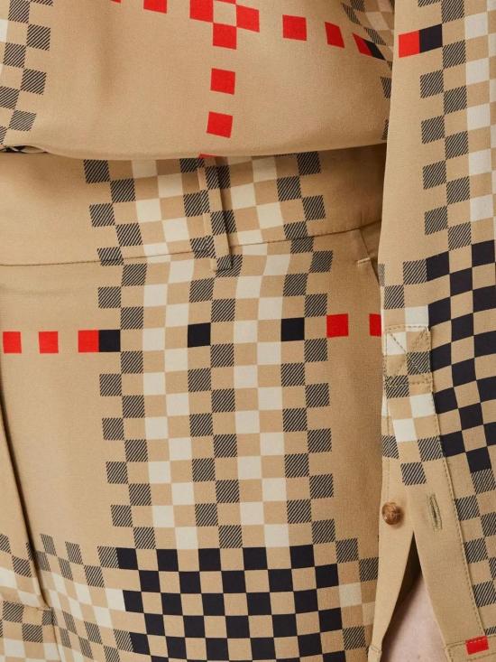  버버리 스트레이트 팬츠 8063105 beige - BURBERRY