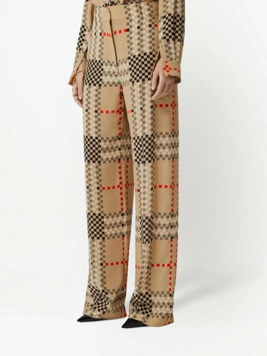  버버리 스트레이트 팬츠 8063105 beige - BURBERRY