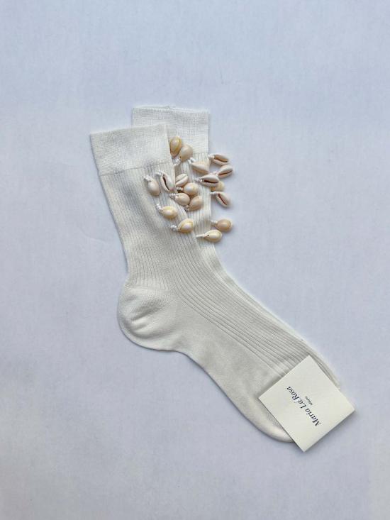  마리아 라 로사 양말 오션 삭스 화이트