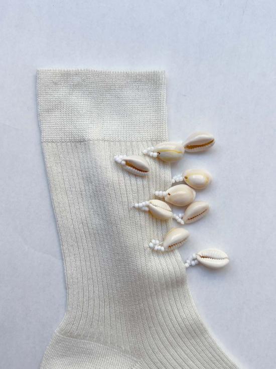  마리아 라 로사 양말 오션 삭스 화이트 - MARIA LA ROSA