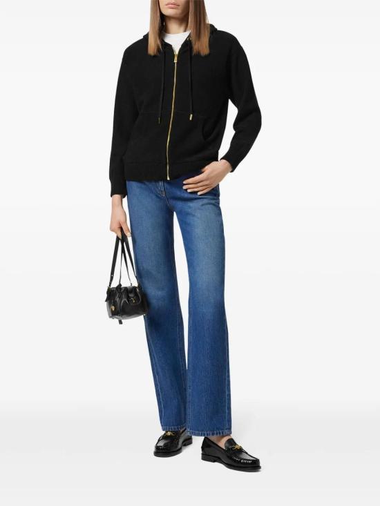  베르사체 후드 티셔츠 10134281A10005 black - VERSACE