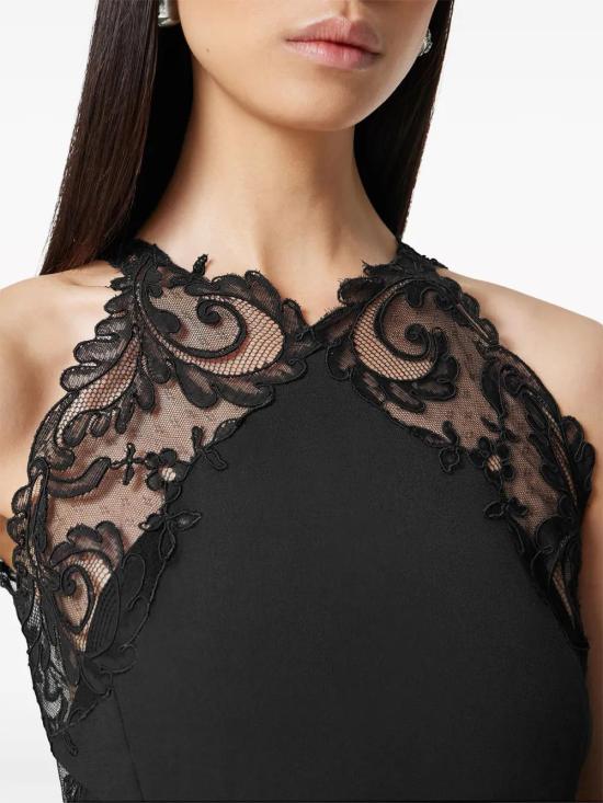  베르사체 숏 원피스 10142051A10071 black - VERSACE