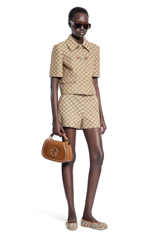 25SS 구찌 숏팬츠 820468Z8BZK2580 BEIGE DOM - GUCCI