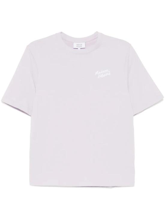 25SS 메종키츠네 핸드라이팅 컴포트 티셔츠 MW00126KJ01190173 SOFT MAUVE DOM