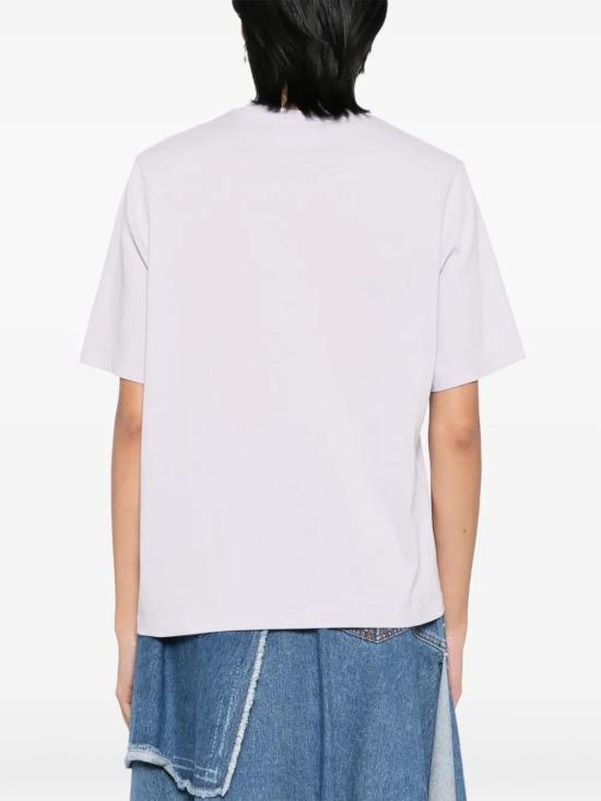 25SS 메종키츠네 핸드라이팅 컴포트 티셔츠 MW00126KJ01190173 SOFT MAUVE DOM - MAISON KITSUNE