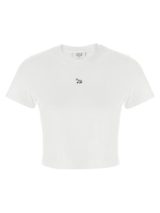  메종키츠네 반팔 티셔츠 OW00104KJ0008P100 WHITE DOM