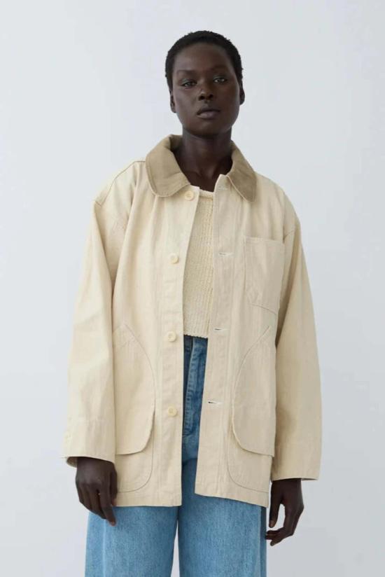  샤이나 모트 자켓 페인터  내츄럴