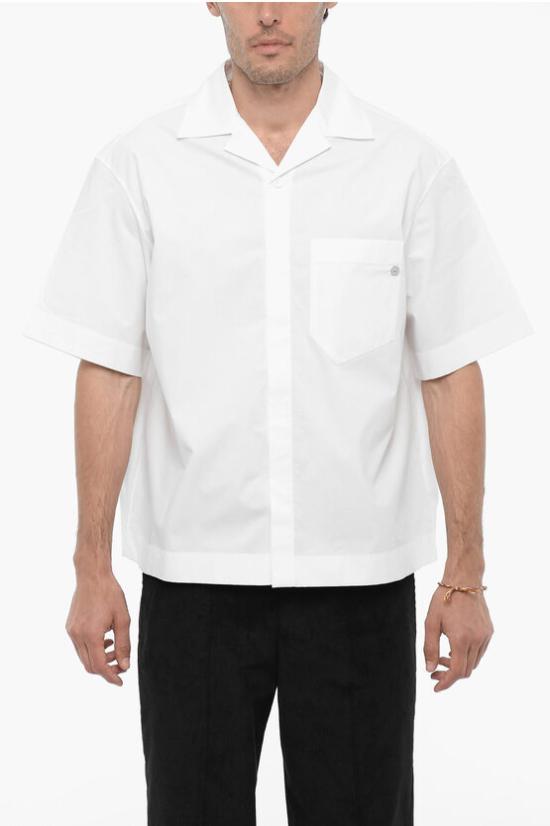  닐바렛 반팔 셔츠 PBCM128 U014 03 White