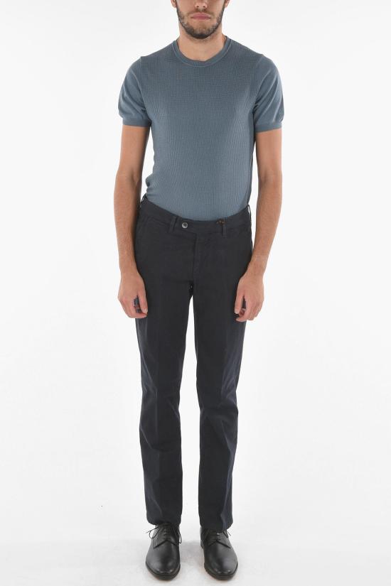 꼬르넬리아니 스트레이트 팬츠 804EQ7 7820176 001 Blue - CORNELIANI