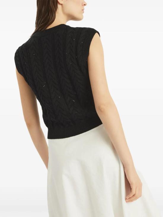  브루넬로 쿠치넬리 민소매 티셔츠 MDV798130C101 - BRUNELLO CUCINELLI