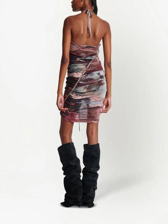  발망 롱 원피스 AF0R3175JG02 multicolour - BALMAIN