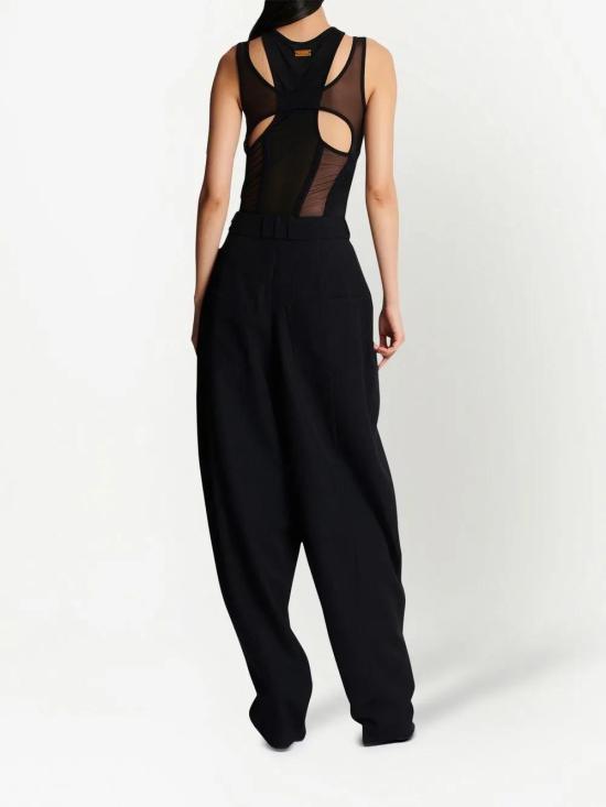  발망 바디수트 티셔츠 AF0BA185MC18 black - BALMAIN