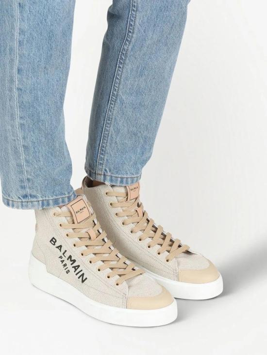  발망 스니커즈 YN1VG691TWCL beige - BALMAIN