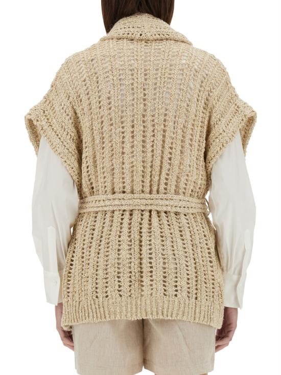 25SS 브루넬로 쿠치넬리 스웨터 MEA393106 CBU80 BEIGE - BRUNELLO CUCINELLI