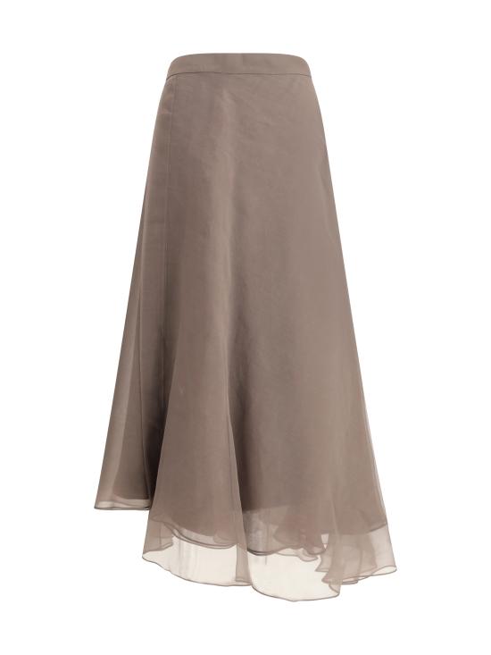 25SS 브루넬로 쿠치넬리 스커트 MF940G3810 C2925 BROWN