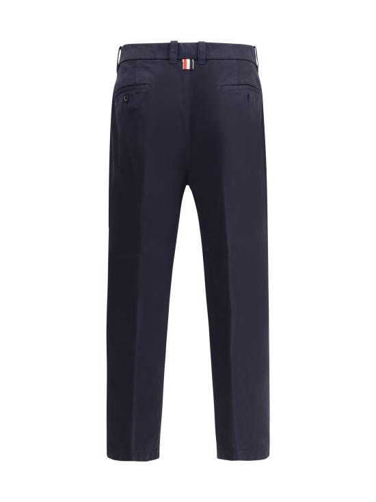 25FW 톰브라운 스트레이트 팬츠 MTU335WF0576 415 BLUE - THOM BROWNE