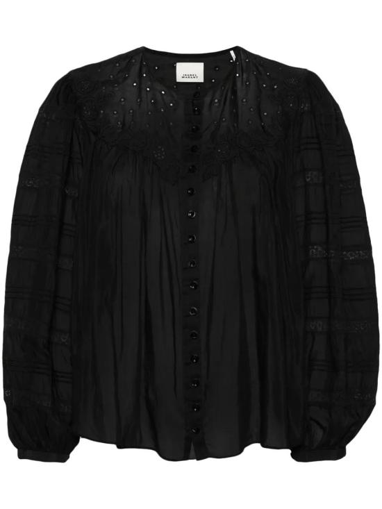  이자벨마랑 블라우스 HT0397FAB1J14I black