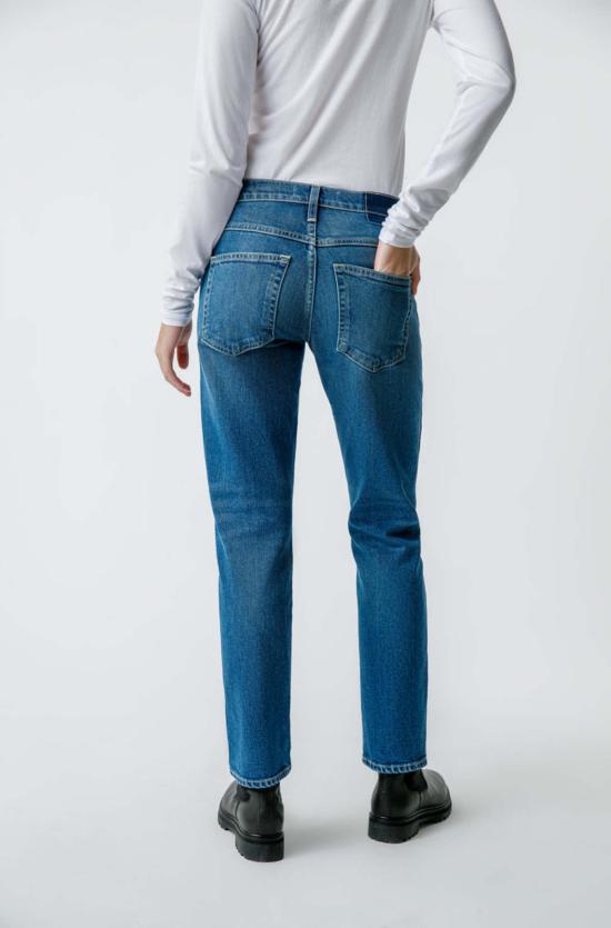  아모 데님 데님 팬츠 토니 로우 슬림 진스 러스터 - AMO DENIM