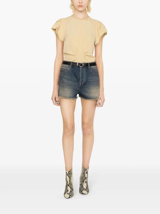  이자벨마랑 블라우스 HT0356FAB1J02I yellow - ISABEL MARANT