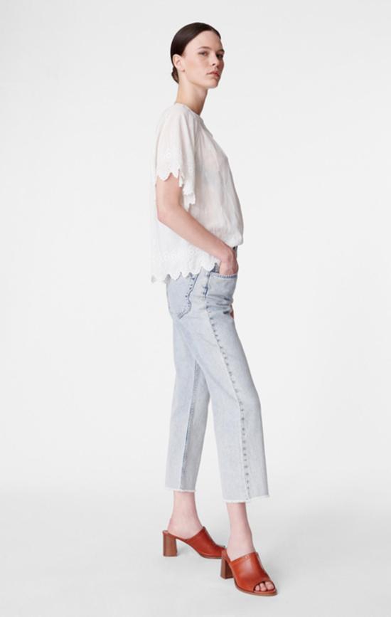  바네사브루노 데님 팬츠 Vanessa Bruno 비아리츠 청바지 Givre - VANESSA BRUNO