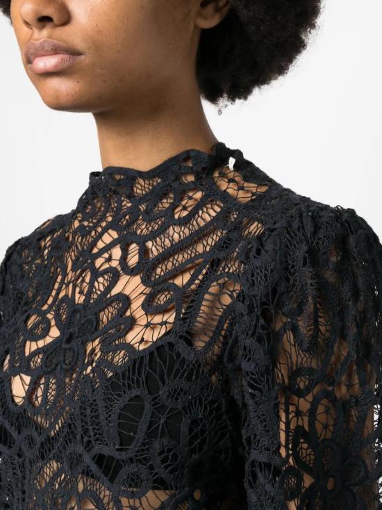  이자벨마랑 블라우스 HT0243FAA3J33I black - ISABEL MARANT