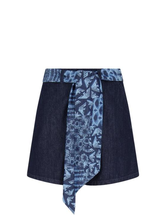 25SS 엠포리오 아르마니 숏팬츠 EW001498AF14968MB001 BLUE DENIM