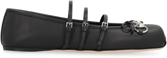  구찌 플랫 슈즈 814318AAEA4 1000 Black - GUCCI