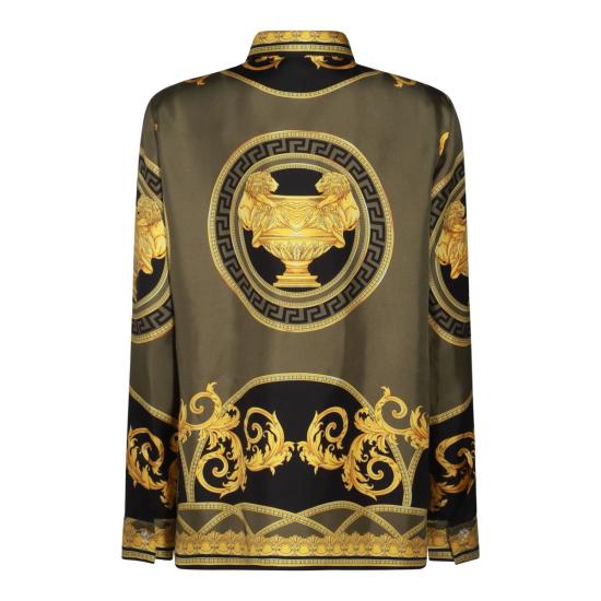 24FW 베르사체 셔츠 1001360 1A115285BC60 Black - VERSACE