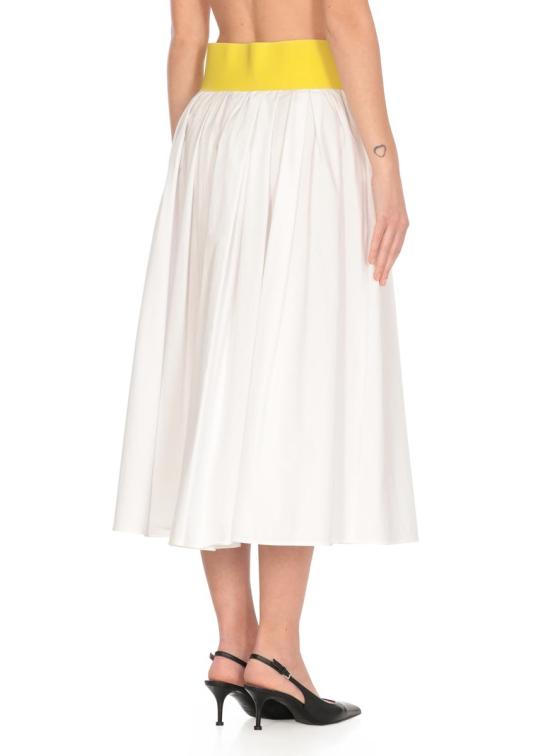 25SS 엠에스지엠 숏 스커트 3842MDD0925731501 WHITE - MSGM