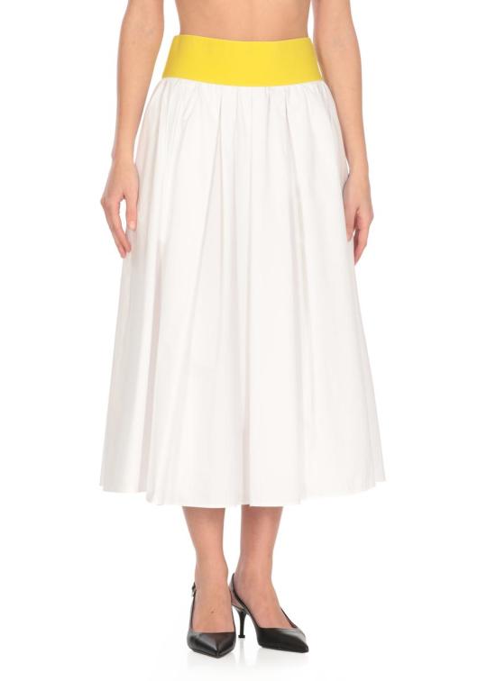 25SS 엠에스지엠 숏 스커트 3842MDD0925731501 WHITE - MSGM