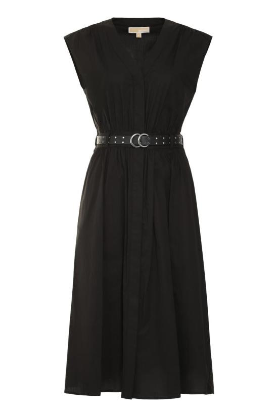 25SS 마이클 코어스 미디 원피스 MS5830KF4C 001 Black