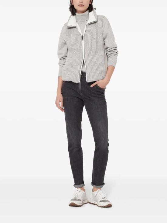  브루넬로 쿠치넬리 터틀넥 M12150103C072 grey - BRUNELLO CUCINELLI