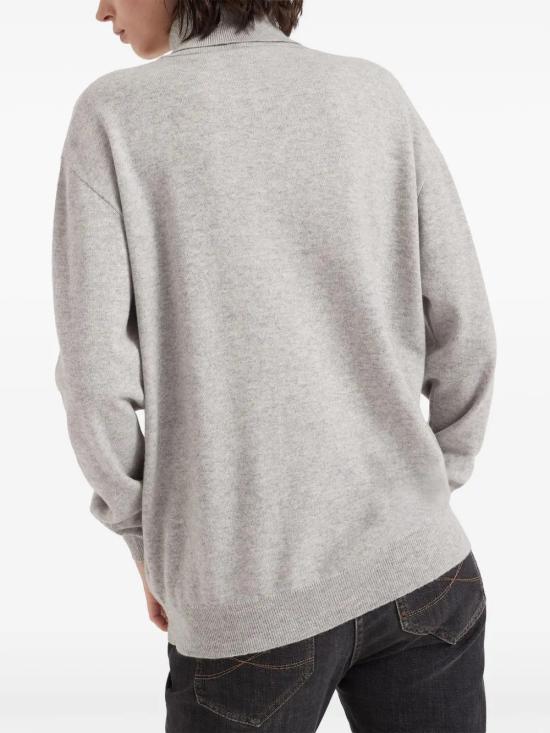  브루넬로 쿠치넬리 터틀넥 M12150103C072 grey - BRUNELLO CUCINELLI