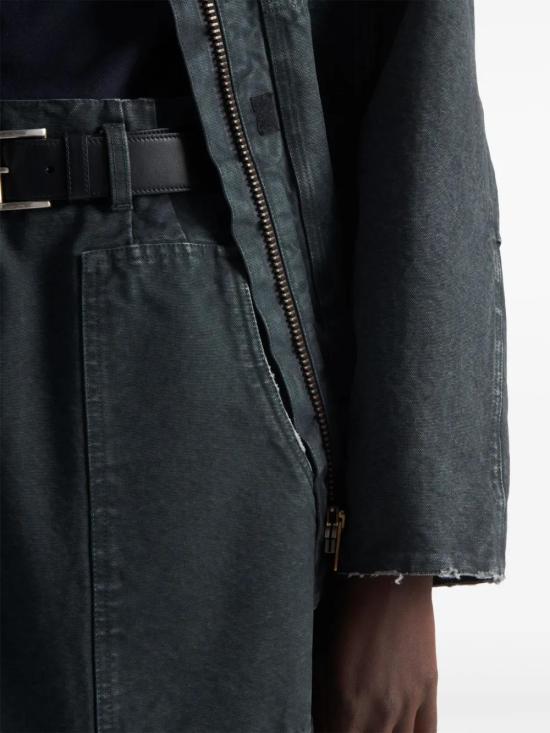  프라다 미디 스커트 21H974SOOO145O charcoal - PRADA