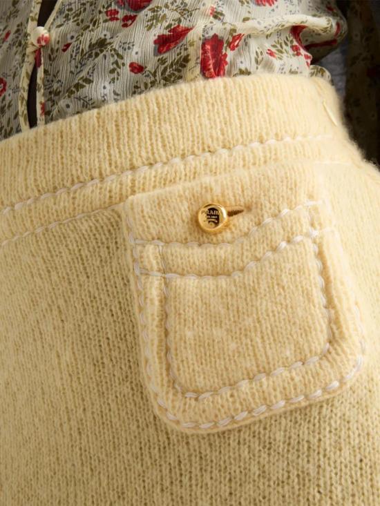  프라다 숏 스커트 21480SOOO1ISX butter - PRADA