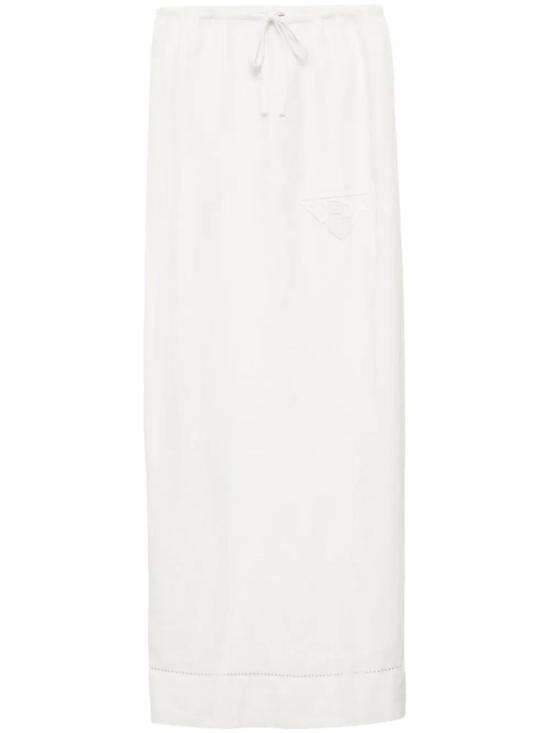  프라다 미디 스커트 P136YRSOOO15ZB white