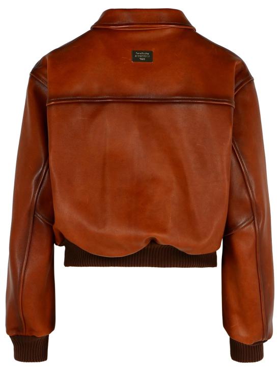 25SS 아크네 스튜디오 가죽 자켓 A70190AJQ Brown - ACNE STUDIOS