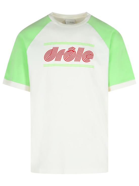 25SS 드롤드무슈 반팔 티셔츠 G TS247 CO002OW White