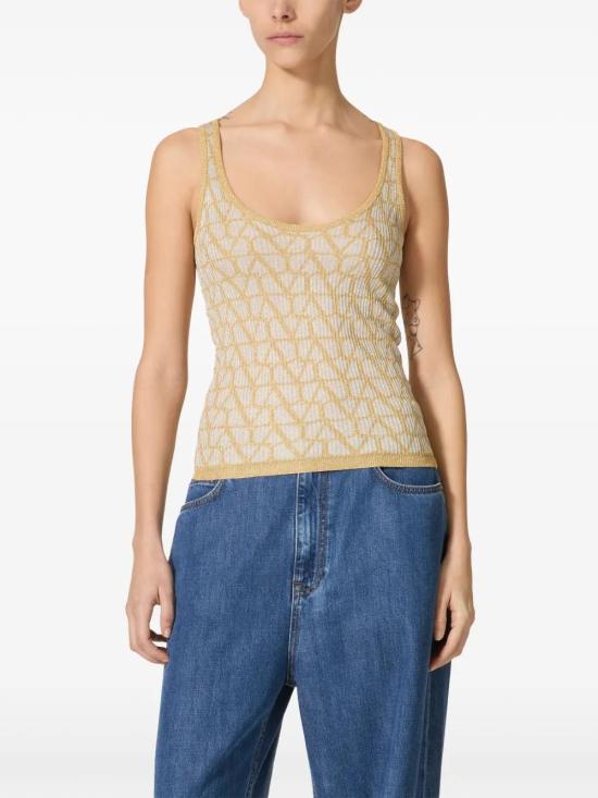  발렌티노 가라바니 민소매 티셔츠 BKM05H8P2 beige - VALENTINO GARAVANI