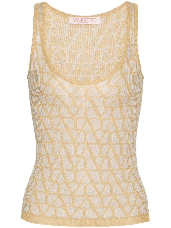  발렌티노 가라바니 민소매 티셔츠 BKM05H8P2 beige