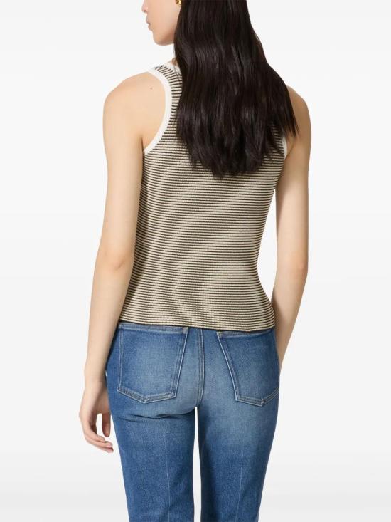  발렌티노 가라바니 민소매 티셔츠 BKM05E8MK beige - VALENTINO GARAVANI